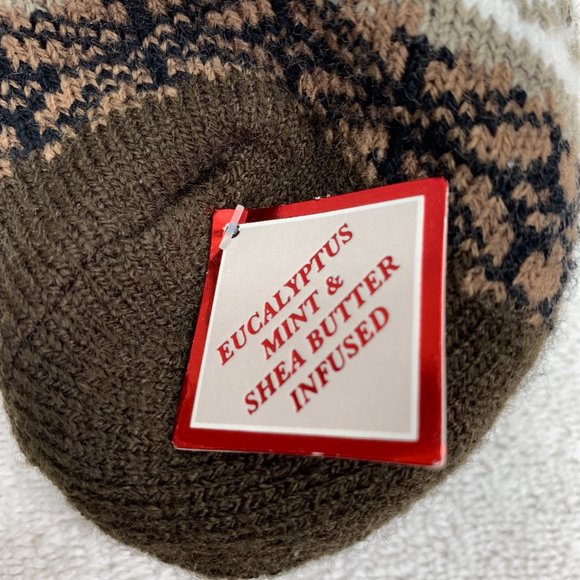 Hue Geo Stripe Boot Socks 2 pair, Aromasoles Double Layer, Sherpa Socks O/S NWT - Picture 8 of 14